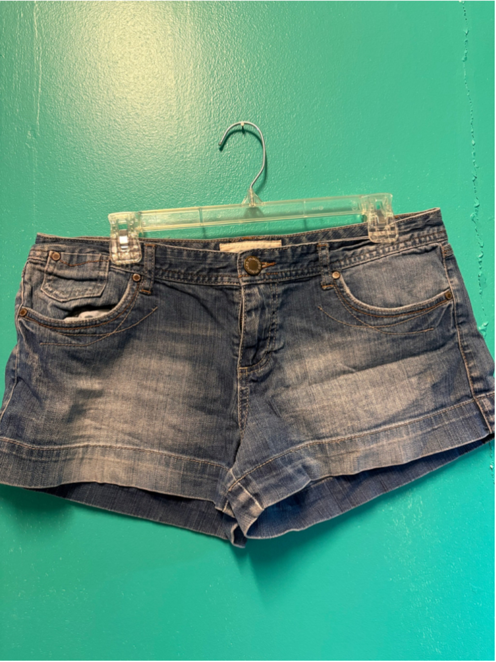 Women's Maurices Blue Denim Jean Shorts Size 11